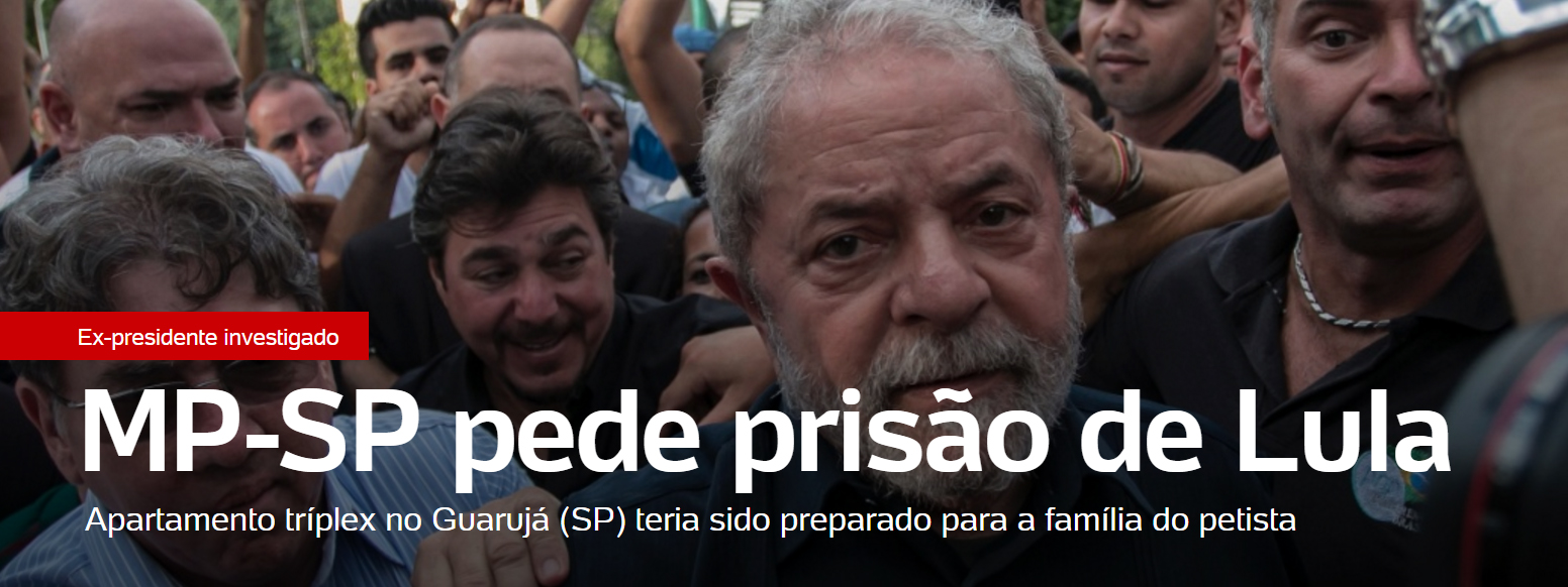 Lula, bandido - enfim, pedida sua priso preventiva pelo Ministrio Pblico de SP - a Papuda te aguarda... 10/03/2016